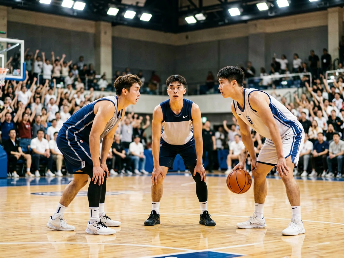篮球赛前热身,小贾伦杰克逊NBA总决赛 - cctv